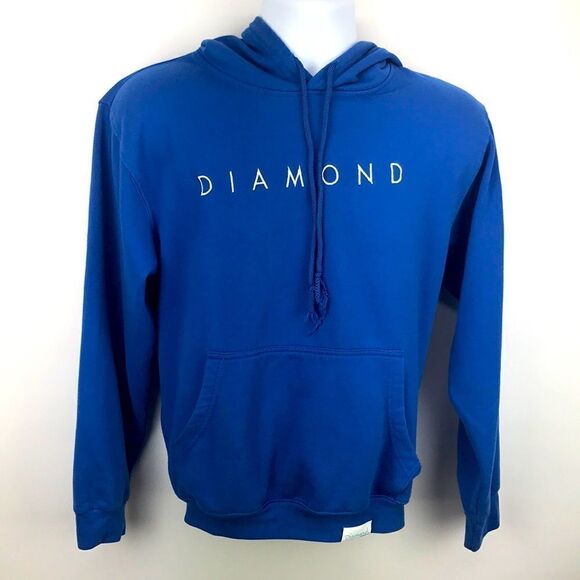 Diamond Supply Hooded Sweatshirt Mens Size Small Unisex - Picture 1 of 10